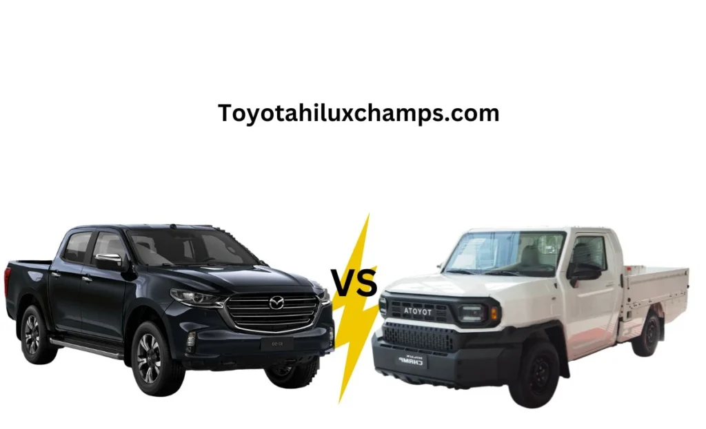 Toyota Hilux Champ vs. Mazda BT-50